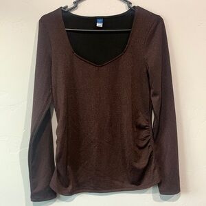 Shimmery Maternity Top